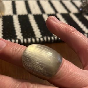 Alexis Bittar lucite block ring size 5.5